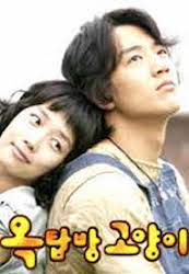 屋根部屋のネコの画像